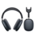 Casque audio noir – APPLE