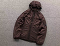 Veste légère à capuche bordeaux pour homme