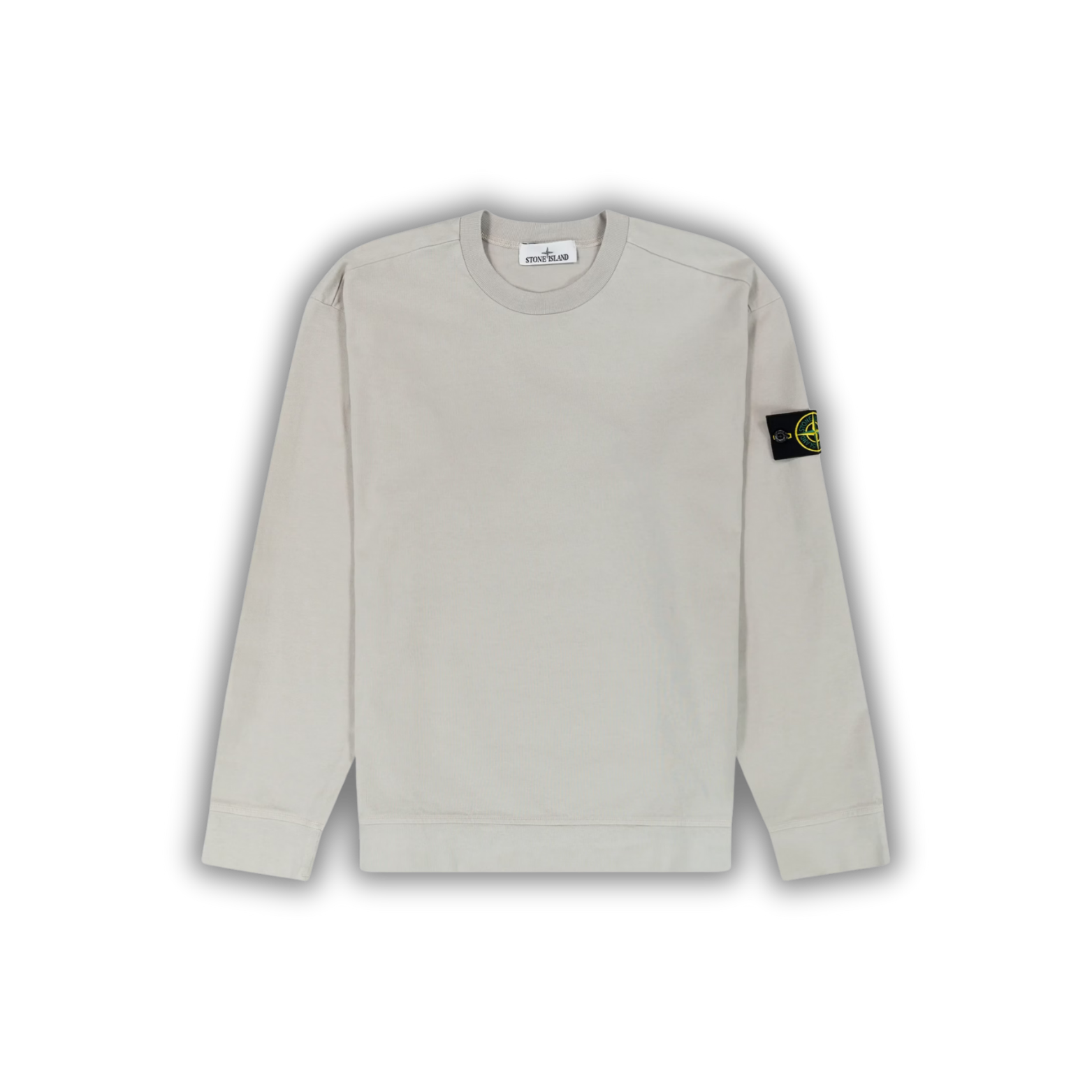 Sweat gris clair uni – STONE ISLAND