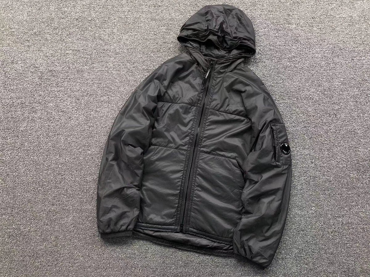Veste légère à capuche gris anthracite pour homme