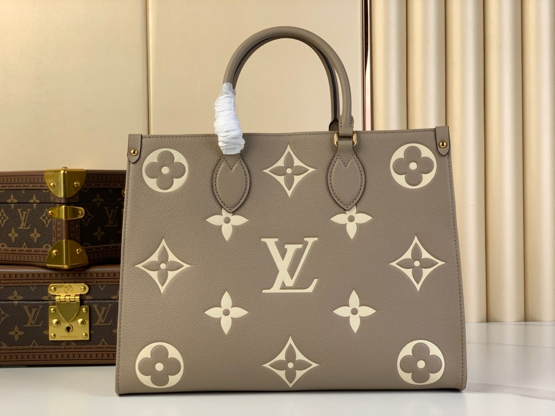 Sac cabas beige à motif pour femme