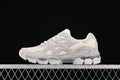 Baskets running beige rosé pour homme