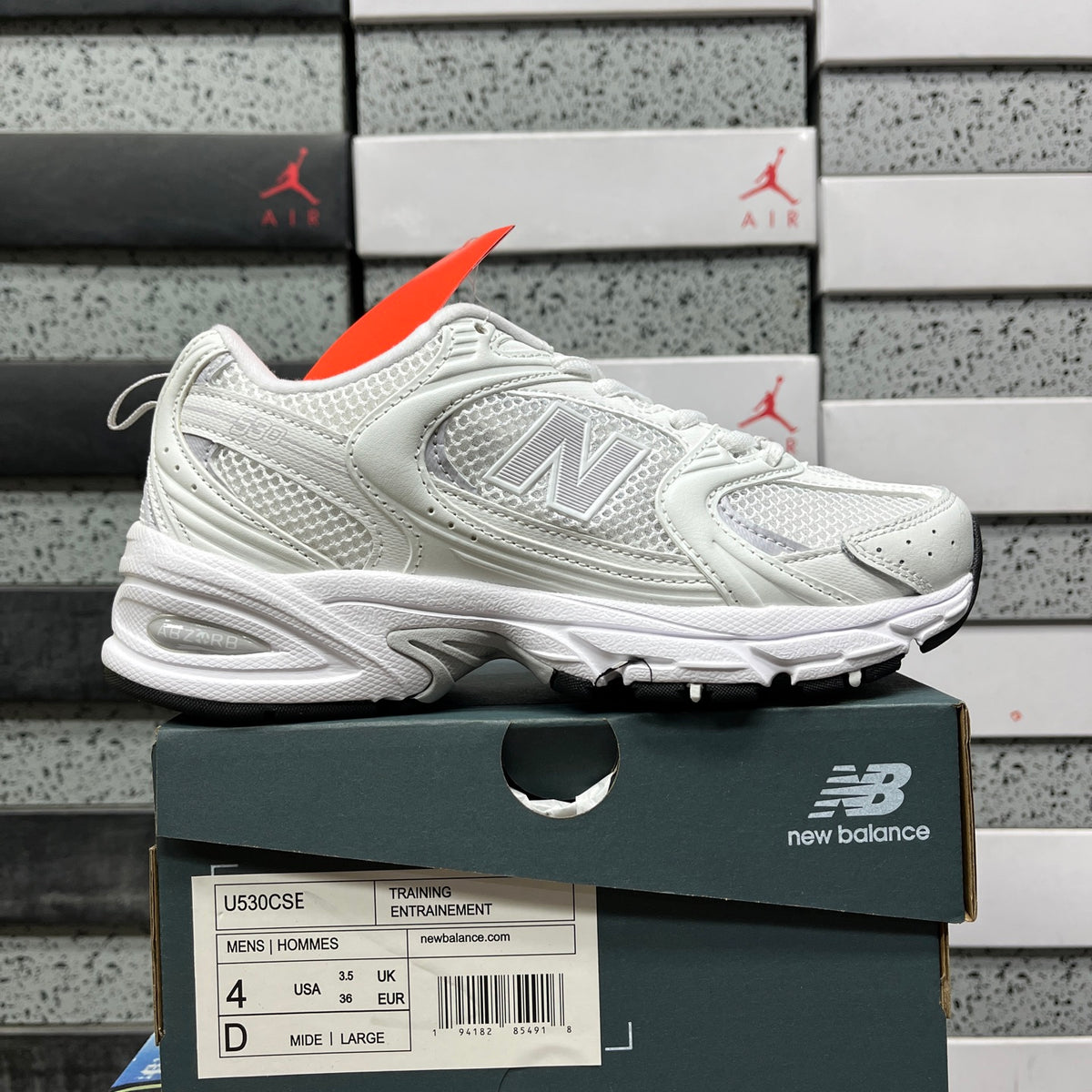 Baskets running blanches pour homme
