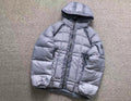 Doudoune gris bleuté pour homme