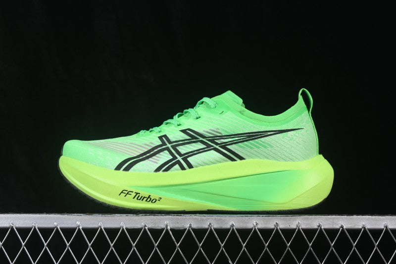 Baskets running vert fluo pour homme