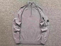 Pull demi-zip gris pour homme