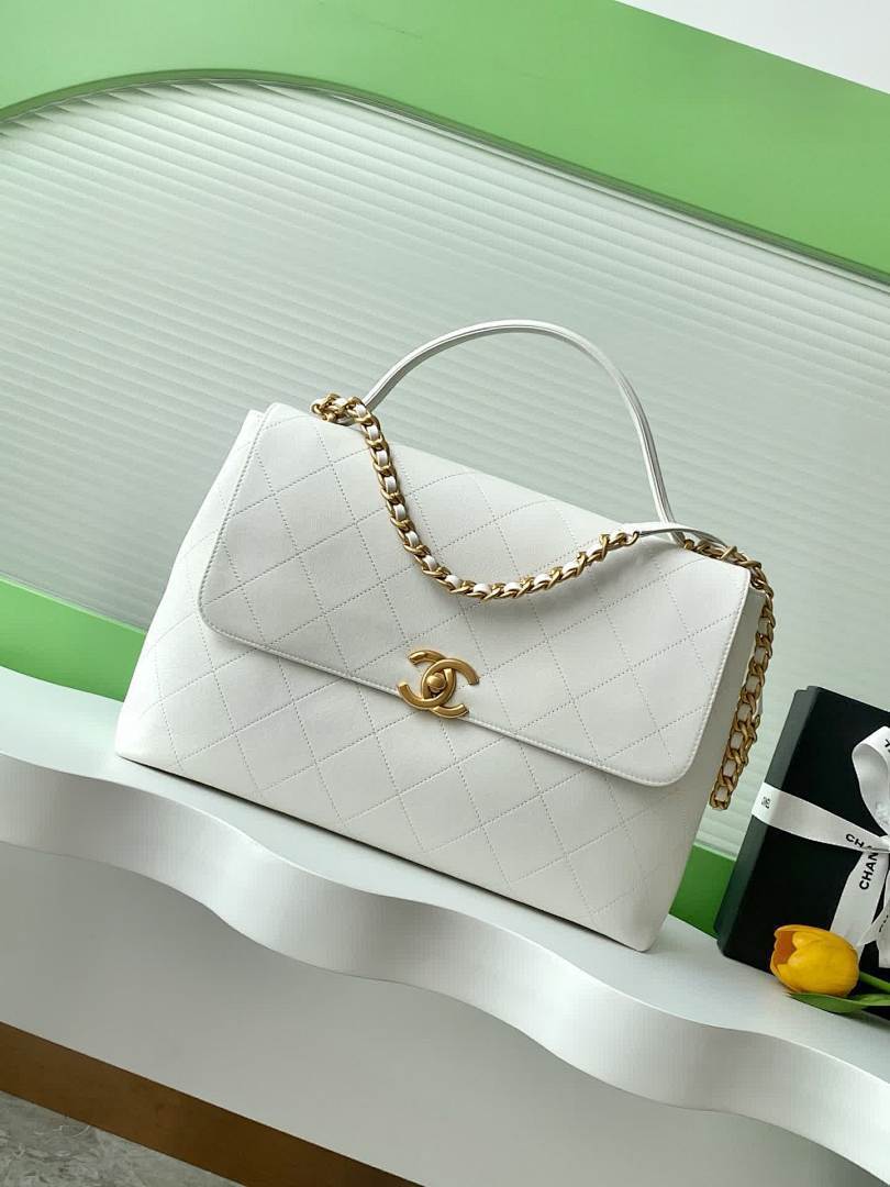 Sac matelassé blanc à anse pour femme