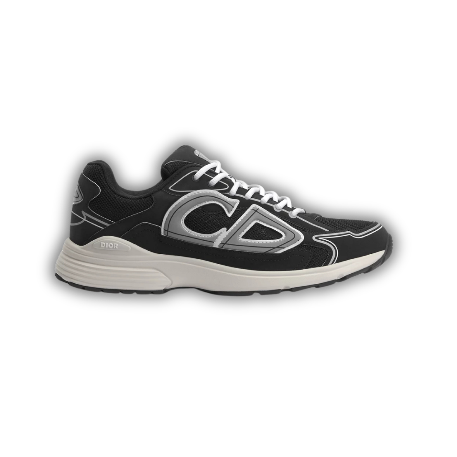 Baskets B30 noires et blanches – DIOR