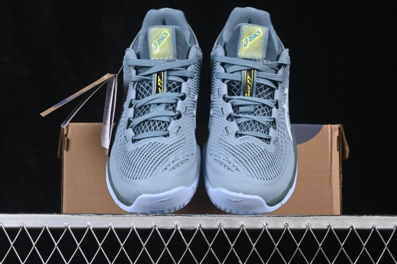 Baskets bleu-gris pour homme