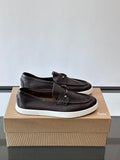 Mocassins marron foncé pour homme