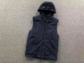 Gilet sans manches à capuche bleu marine pour homme