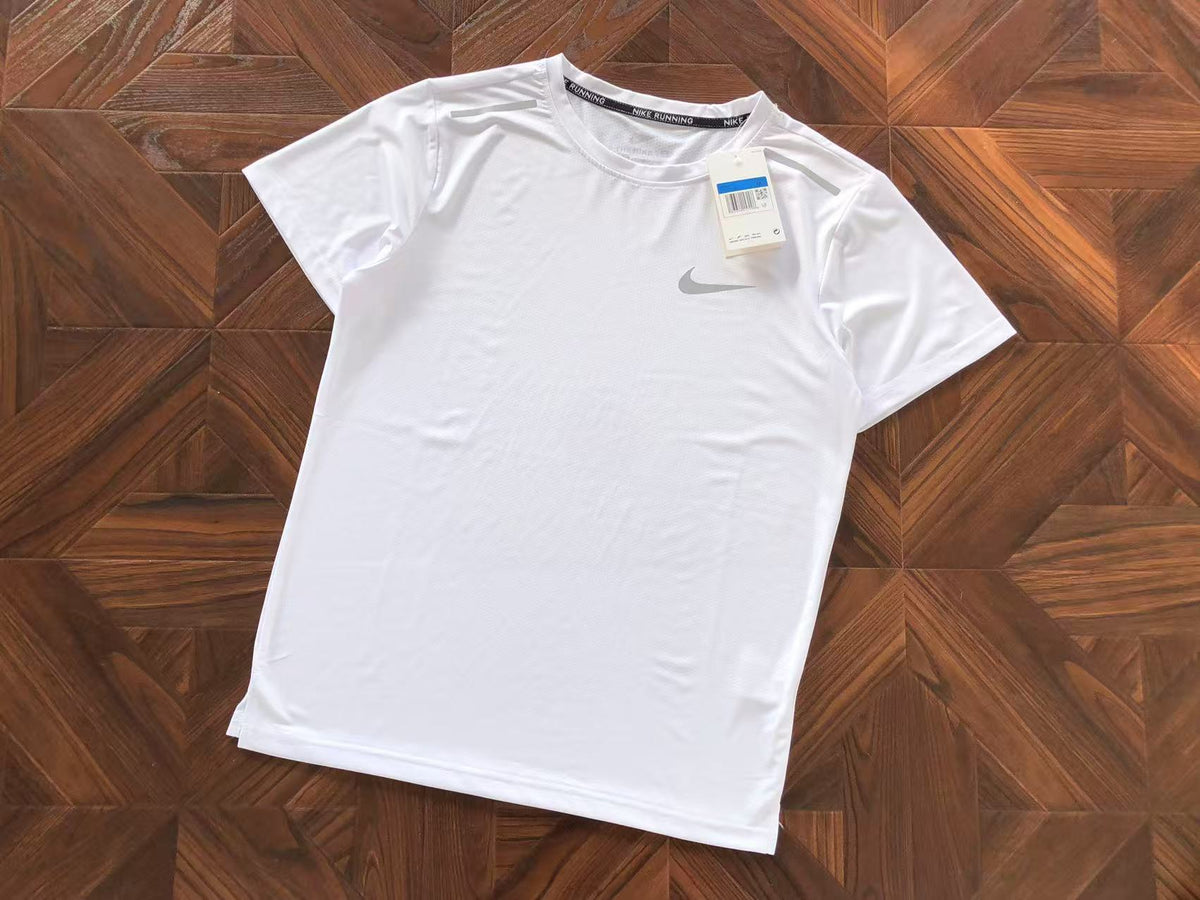 T-shirt running blanc