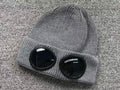 Bonnet gris à lunettes