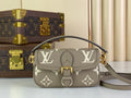 Petit sac bandoulière beige à motif pour femme