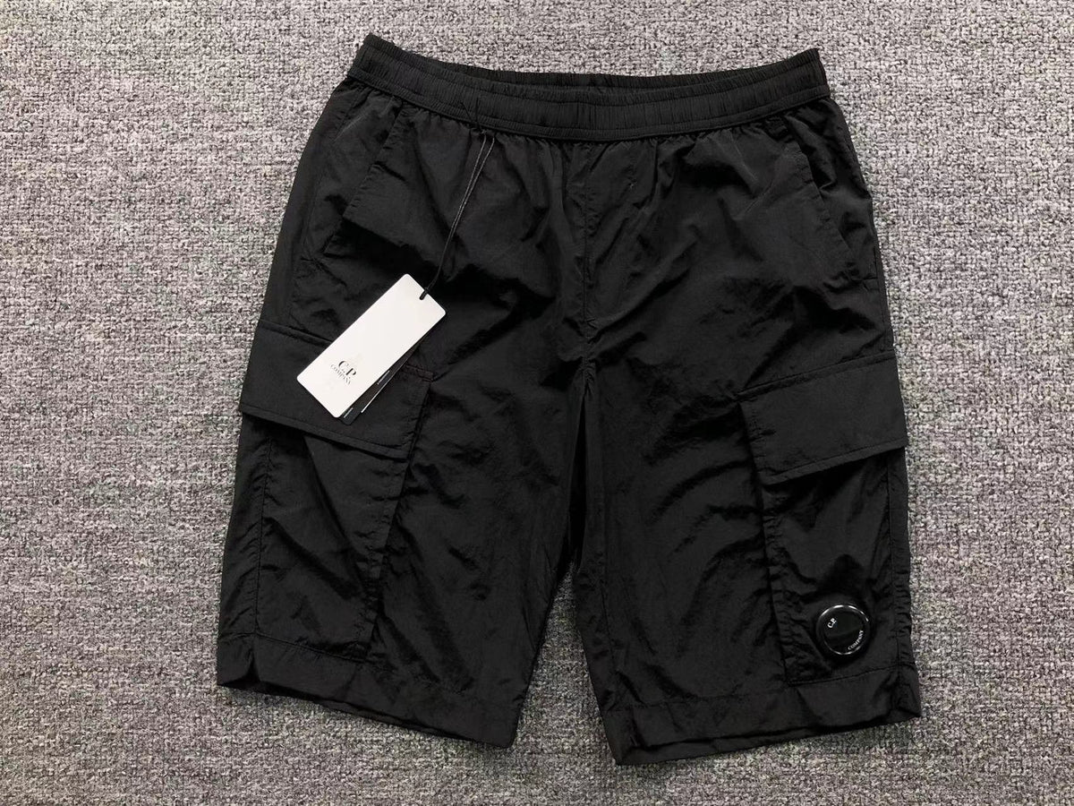 Short cargo noir pour homme
