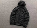 Veste légère à capuche noire pour homme
